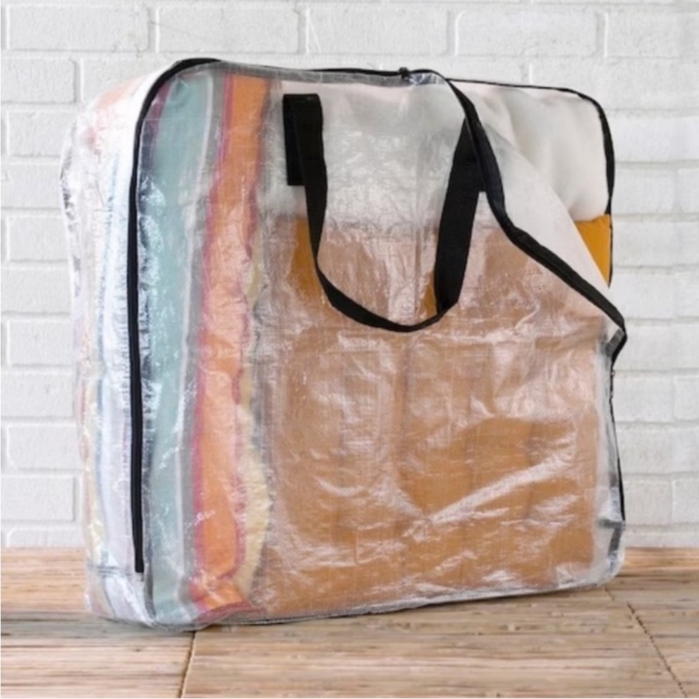 IKEA DIMPA Clear Durable Transparent Bag Fexible Extra Large Storage Bag - Picture 4 of 8